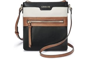 CHOLISS Large Crossbody Bags for Women, Medium Size Purses for Women with Vegan Leather