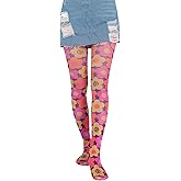 Vintage 60s Printed Funky Tights for Women Y2K Tie Dye Mesh Pantyhose Skinny Body Shaping Leggings Streetwear