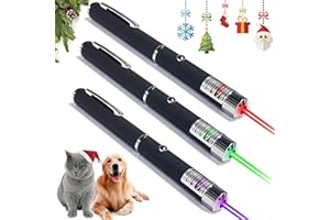 XIMIBI Laser Pointer for Cats and Dogs - 3 Pack Pet Kitten Indoor Training Chaser Toys - Cat Pointer Teaching Indicator