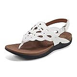 Rockport Women's Ridge Sling Sandal, White, 11 M US