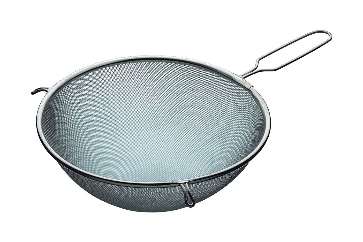 KitchenCraft Tin-Coated Extra-Large Metal Sieve, 24 cm (9.5")