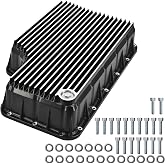 Raodelupe 6R140 Transmission Pan Fit for Ford F250 6.7L 2011-2019 328052010 | Aluminum Deep Transmission Pan Fit for Ford F350 F450 F550 Super Duty 6.7L 2011-2019, Brushed, 14 Quart Capacity