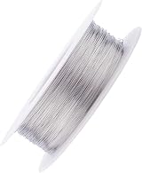 SKYPRO 304 Stainless Steel Wire 0.1mm Soft Rustproof 328Ft for DIY Crafting view 1