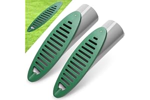 Anglekai 4 Inch Angled Slope Drainage Pipe, 2PCS Angled Drainage Grate Yard Drain Emitter for Pump Discharge/Downspout Extens