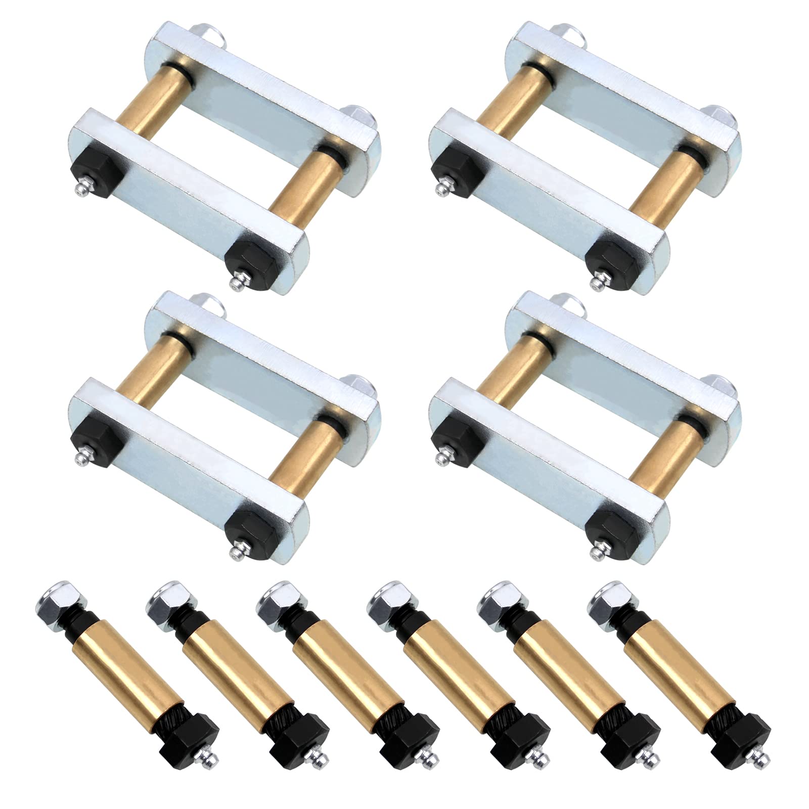 Photo 1 of Sporacingrts Heavy Duty Shackle Upgrade Kit Trailer Shackle kit 3.125" Shackles Tandem Axle Replaces UO12-021