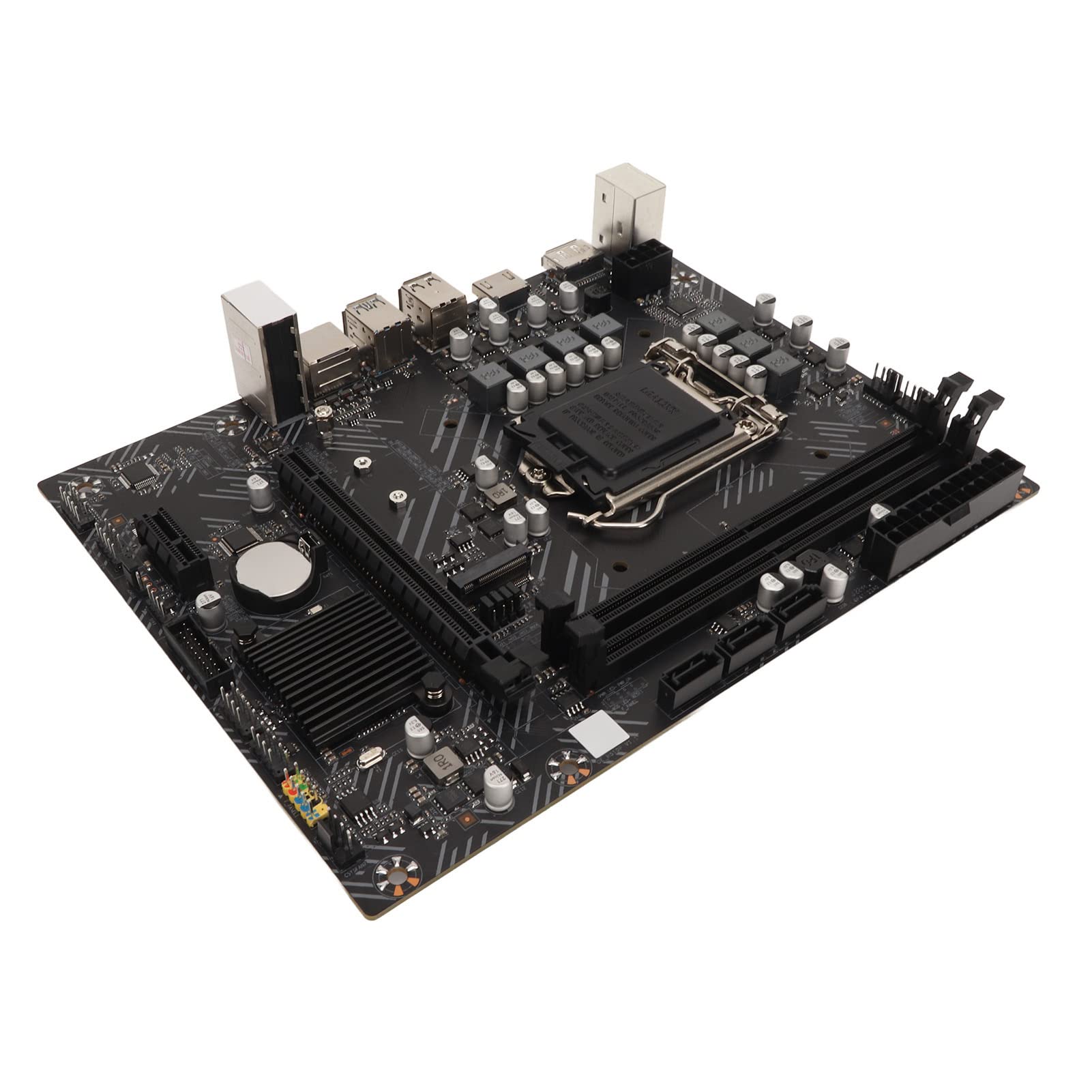 VBESTLIFE H510 Motherboard, LGA 1200 for Intel H510 Motherboard (2xDDR4, M.2 Slot, SATA3.0, 1xPCIE 16X) Support DP, HDMI Ports, for DIY Computer