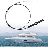 SSC13414 Steering Cable 14FT Rack &amp; Pinion Mechanical Fits Seastar Teleflex | Back Mount Single Cable Fits SH5210P SH5230P SH91610P SH91630P Helm Units, Fits SB39526P SB39544P NFB Bezel Kits