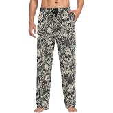 visesunny Men's Pajama Pants 100% Cotton Lounge Soft Warm Sleepwear Pants PJ Bottoms Drawstring and Pockets