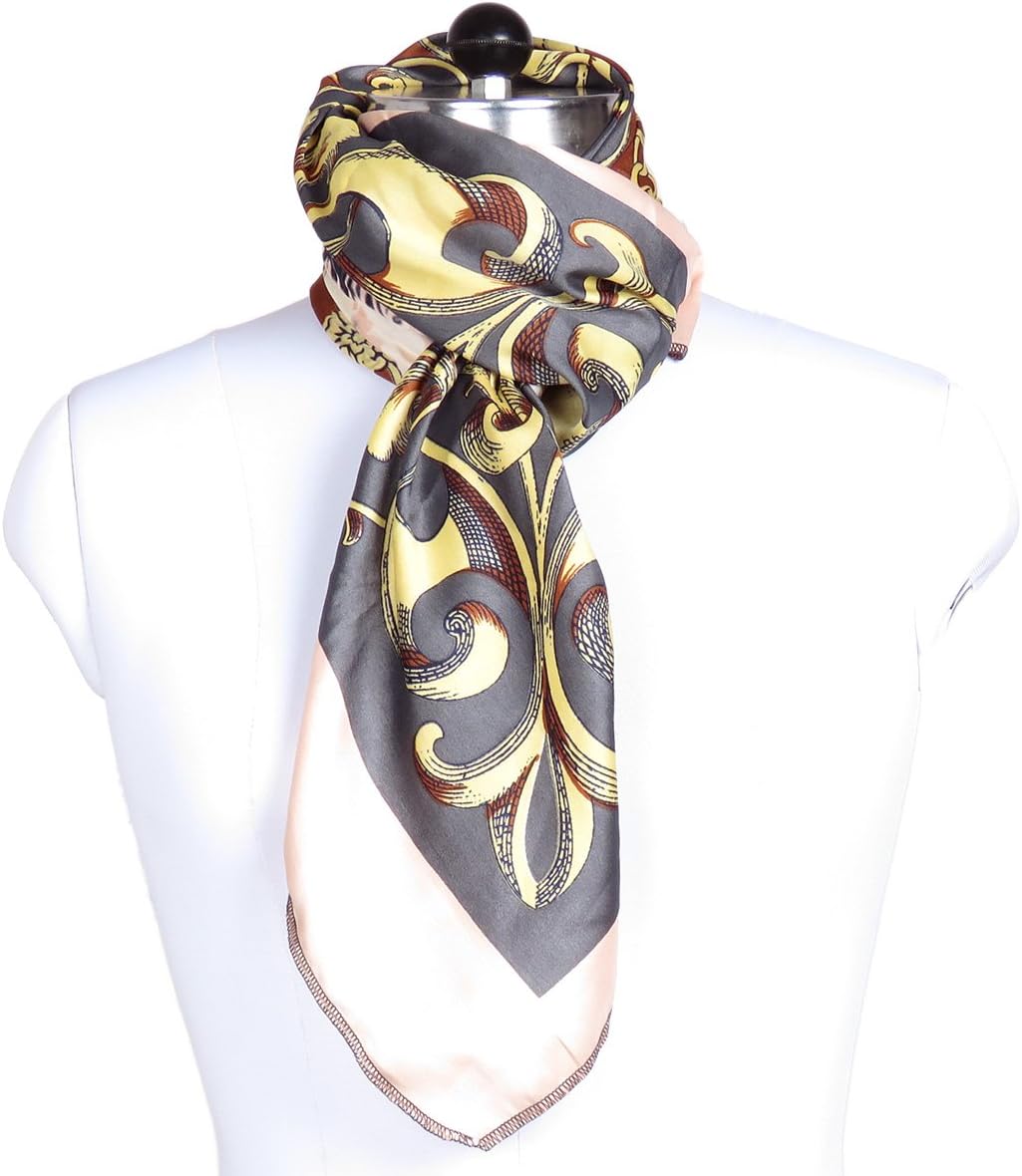 Buyclara Women Fashion Lightweight Cozy Tiger Print Scarf Shawl Wrap Finished Edge