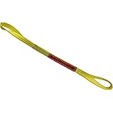 Kennedy Wire Rope & Sling Company 1" x 2' 2-Ply Twist Eye Polyester Lifting Sling (Various Sizes in Listing) Made in The USA