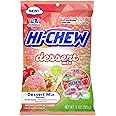HI-CHEW Dessert Mix, 6 Bags, 3oz Each - Candy Apple, Key Lime Pie & Strawberry Ice Cream - Unique Fun Soft & Chewy Taffy Candy - Immensely Creamy Dessert Flavors - Individually Wrapped for Sharing