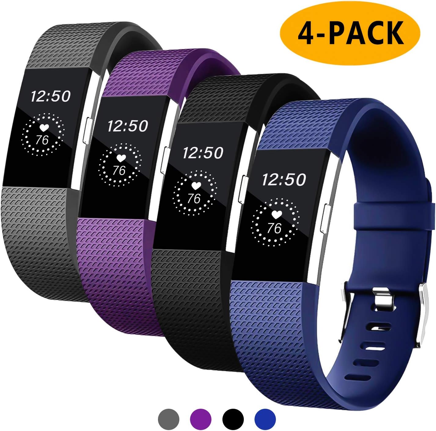 Poshei Bracelet de rechange classique réglable pour montre connectée