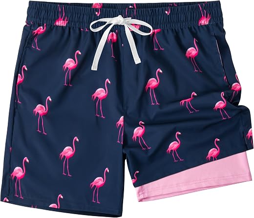 XOMZG Men's Hawaiian Swim Trunks