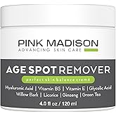 Pink Madison Dark Spot Corrector Best Age Spot Remover Treatment for Face Hands Body Circle 4 Ounce Cream