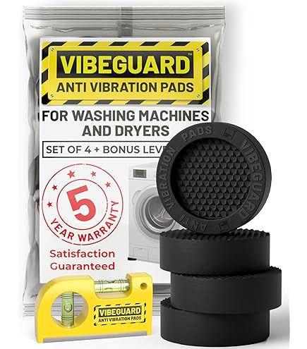 silent mode not vibrating Anti-Vibration Pads for Washing Machine, Dryer and Treadmill