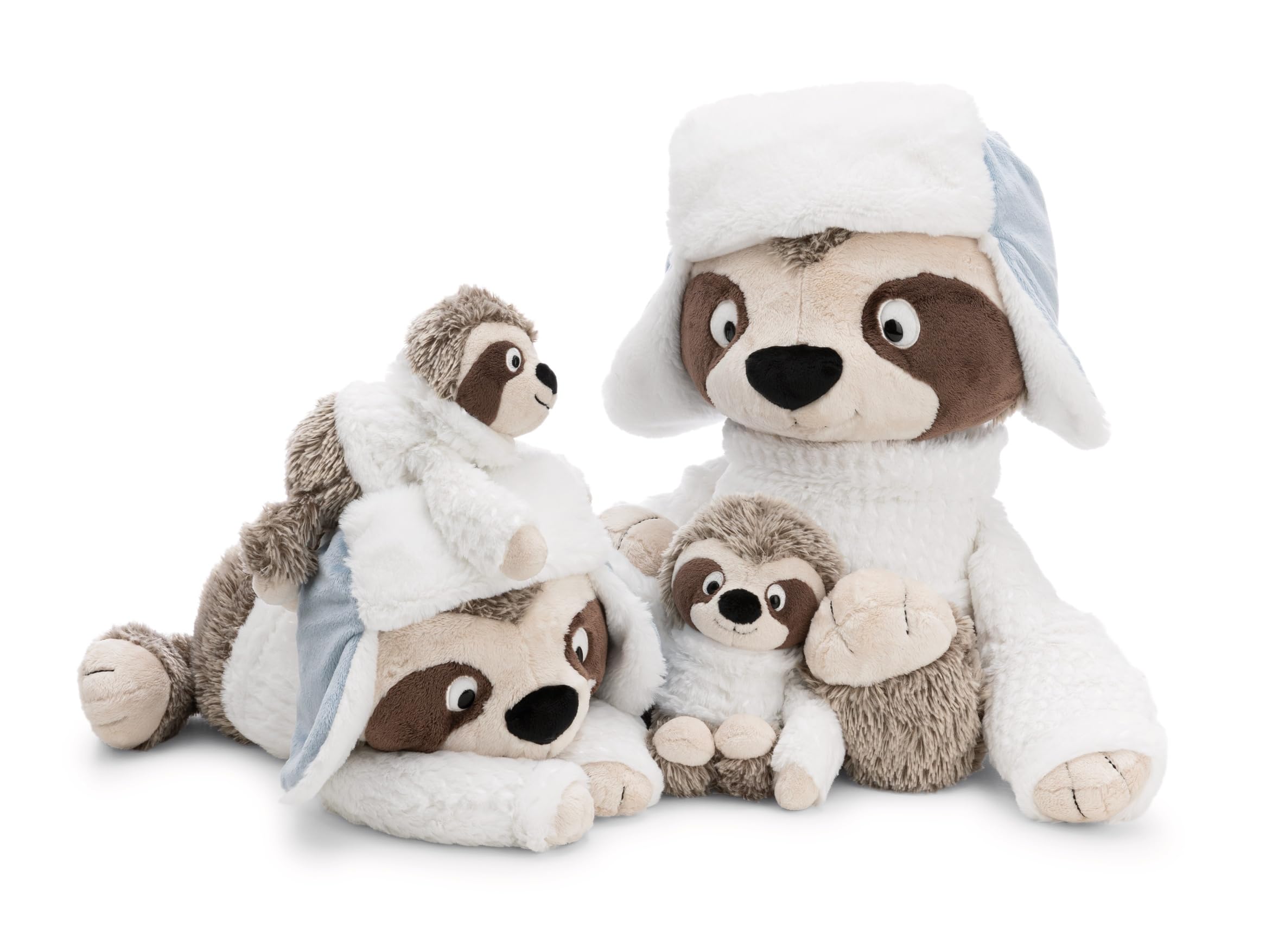 NICI Kuscheltier Faultier Izzy Icetumbler mit Mütze 45cm - beige - Weiches NICI Plüschtier – niedliches Stofftier zum Kuscheln & Spielen – tolle Geschenkidee für Kinder & Erwachsene | 62427 2