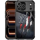 ZHUXUXITT Case for iPhone 18 Pro Max/17 Pro Max Case,American Flag Case for iPhone 18 Pro Max/17 Pro Max Design for Men Boys [Anti-Scratch] Non-Slip+Shockproof Rugged TPU Protective Case