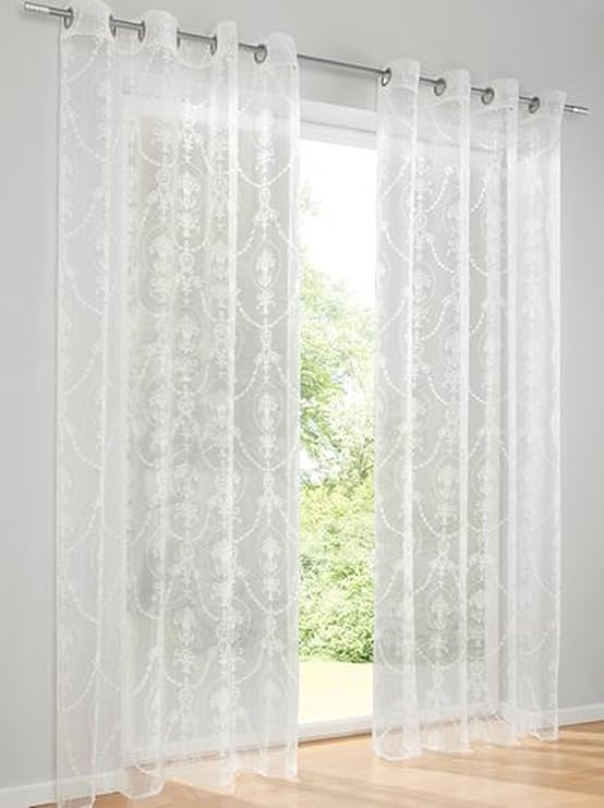 Dekostore, Farbe Offwhite, 1 Stück, Heine Home, 622 - Gardinen, Größe