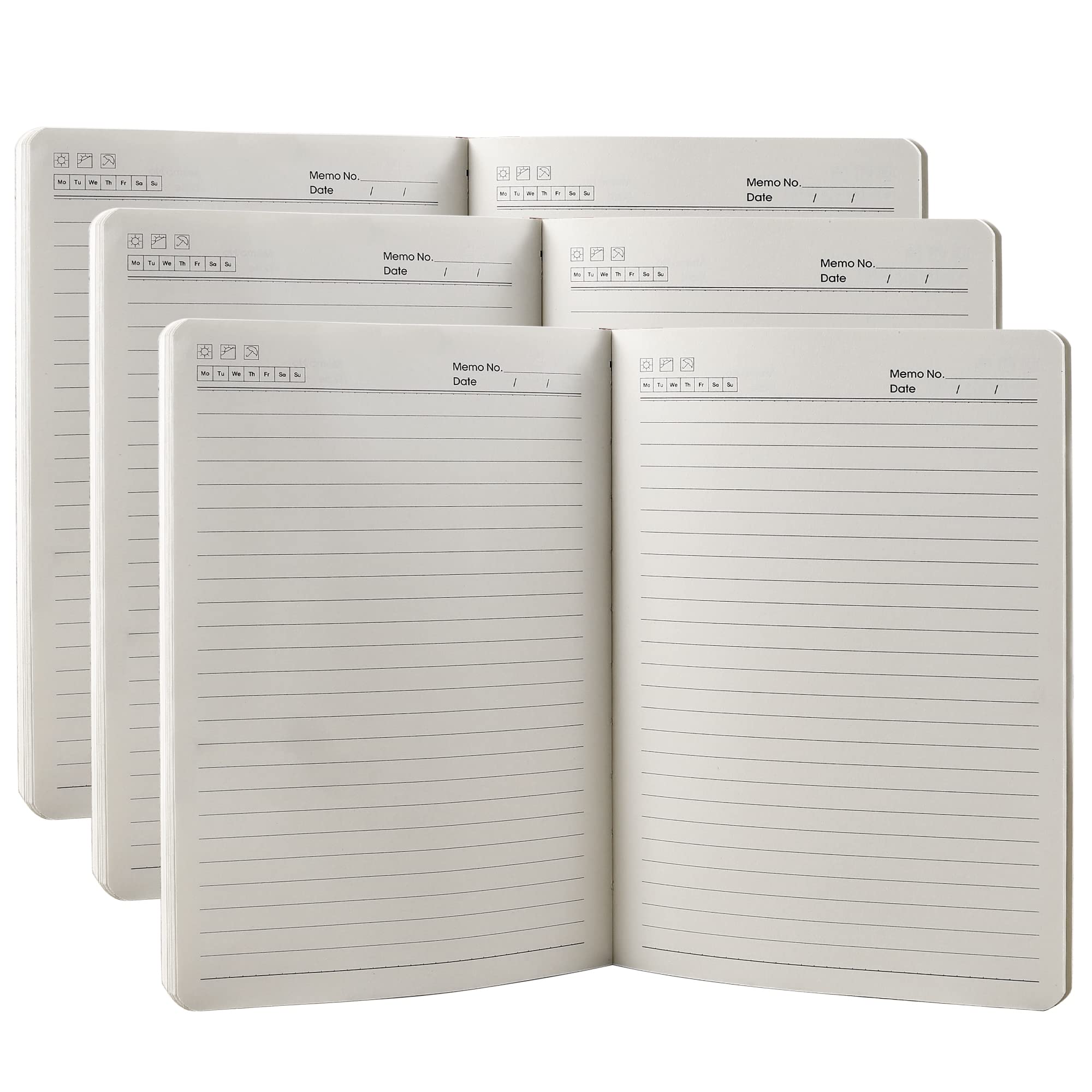 Farfume Refillable Adventure Writing Journal for Men & Women Faux Leather Hardcover Notebook A5 College Ruled 200 Lined Pages Lay-Flat Personal Diary with Pen & Magnetic Buckle (Dated Refills-3 Pack) — image 1