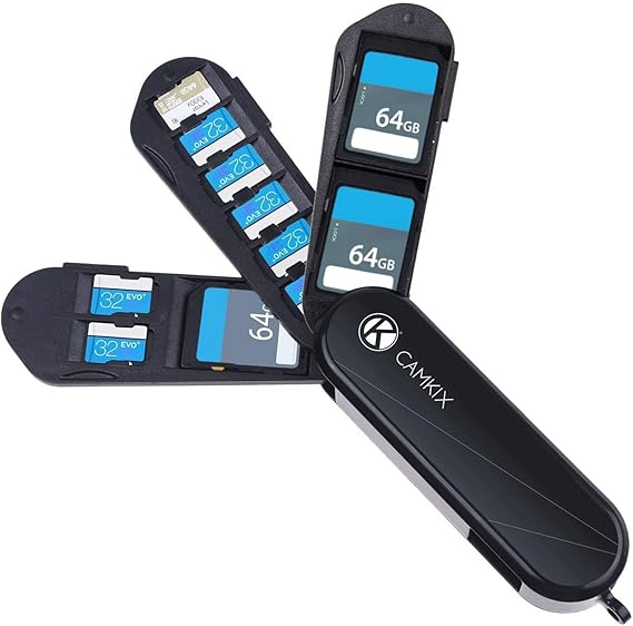 Custodia Porta Scheda di Memoria e SIM Card con Lettore Micro SD (USB