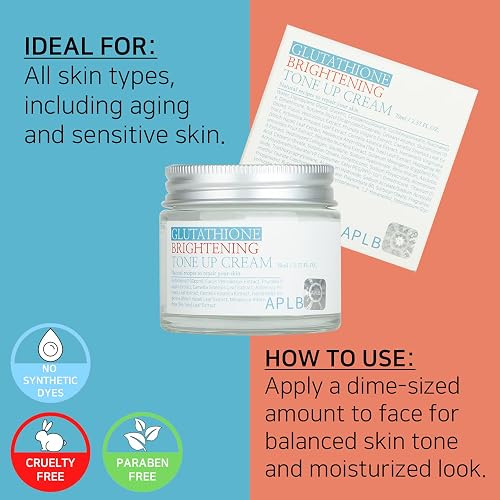 APLB Glutathione Correcting Tone Up Cream 2.37FL.OZ/Korean Skin Care, Intensively Hydrating, Soothing, Elastic in Kenya