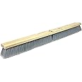 Weiler 42098 36" Fine Sweep Floor Brush, Flagged Silver Polystyrene Fill, Includes Brace
