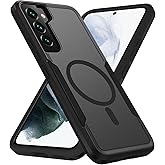 Teayoha for Samsung Galaxy S22 Plus Case,[Compatible with Magsafe] [Military Grade Drop Tested] Shockproof Magnetic Tough Rugged Protective Phone Case -6.7 inch (Black)