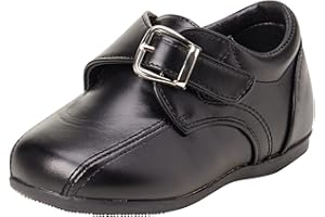 Josmo Baby Boys' Dress Shoes - Casual Leatherette Derby Walking Shoes (Infant/Toddler)