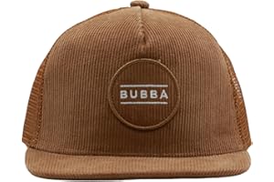 KNUCKLEHEADS LITTLE THREADS Toddler Hat - Baseball Hat - Baby Bubba Trucker Cap - Infant Newborn Youth Flat Brim Patch Sun Hat for Summer Winter