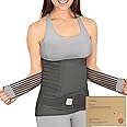 3 in 1 Postpartum Belly Support Recovery Wrap – Postpartum Belly Band, After Birth Brace, Slimming Girdles, Body Shaper Waist Shapewear,Post Surgery Pregnancy Belly Support Band (Mystic Gray, M/L)