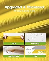 Pureegg Plastic Table Cloth Disposable 10 Pack, 54