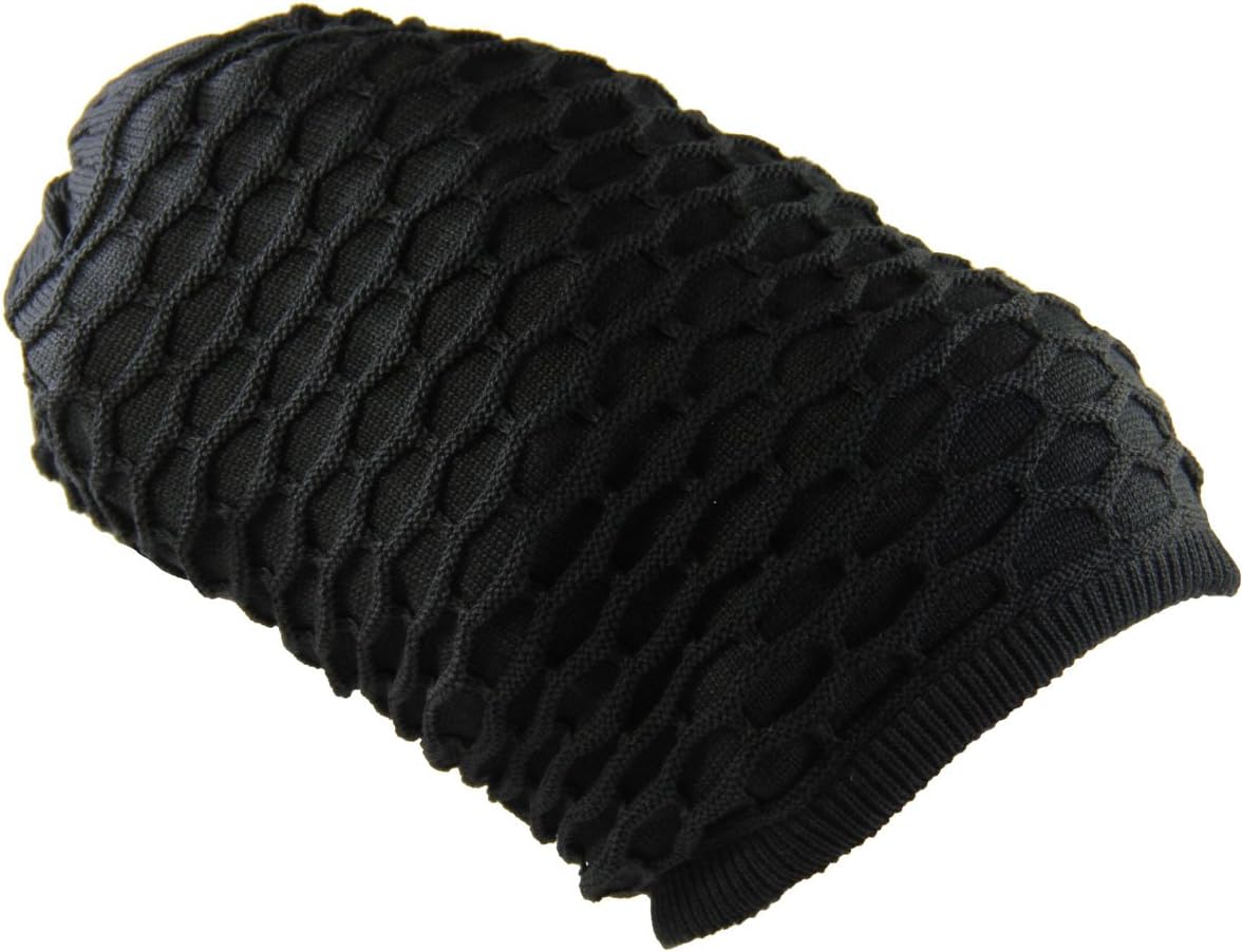 RW Dreadlock Long Knit 100% Cotton Beanie/Visor Cap
