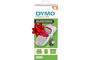 DYMO LetraTag LT-100H Handheld Aesthetic Label Maker | ABC Keyboard Label Printer with Easy-to-Use, 13 Character LCD Screen | Great for Home & Office Organization | Pink (New)