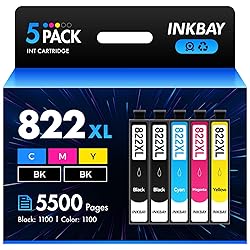 822XL Ink Cartridges Remanufactured for EPSON 822