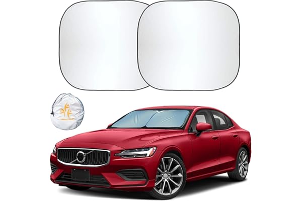 EcoNour Car Windshield Sun Shade Foldable | Front Windshield Shade for Sun, Heat and UV Rays | Sunshade for Car Front Window and Interior Sun Protection | Medium (28 x 31 inches)