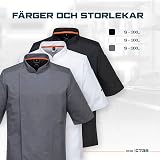 Portwest C738 Chef Jacket Short Sleeve MeshAir Ventilation Slim Fit Kingsmill view 5