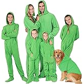 Footed Pajamas - Family Matching Hoodie One Pieces | One Piece Boys, Girls, Men, Women Pjs and Pets Sweaters | Unisex