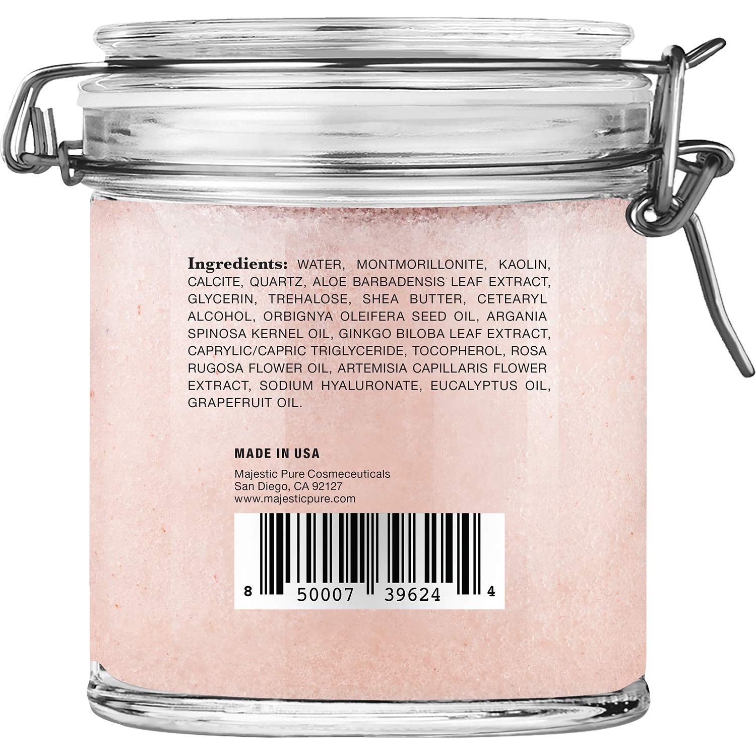 Himalayan Clay Mud Mask for Face and Body by Majestic Pure - Exfoliating and Facial Acne Fighting Mask - Reduces Appearance of Pores, 10 oz : Beauty