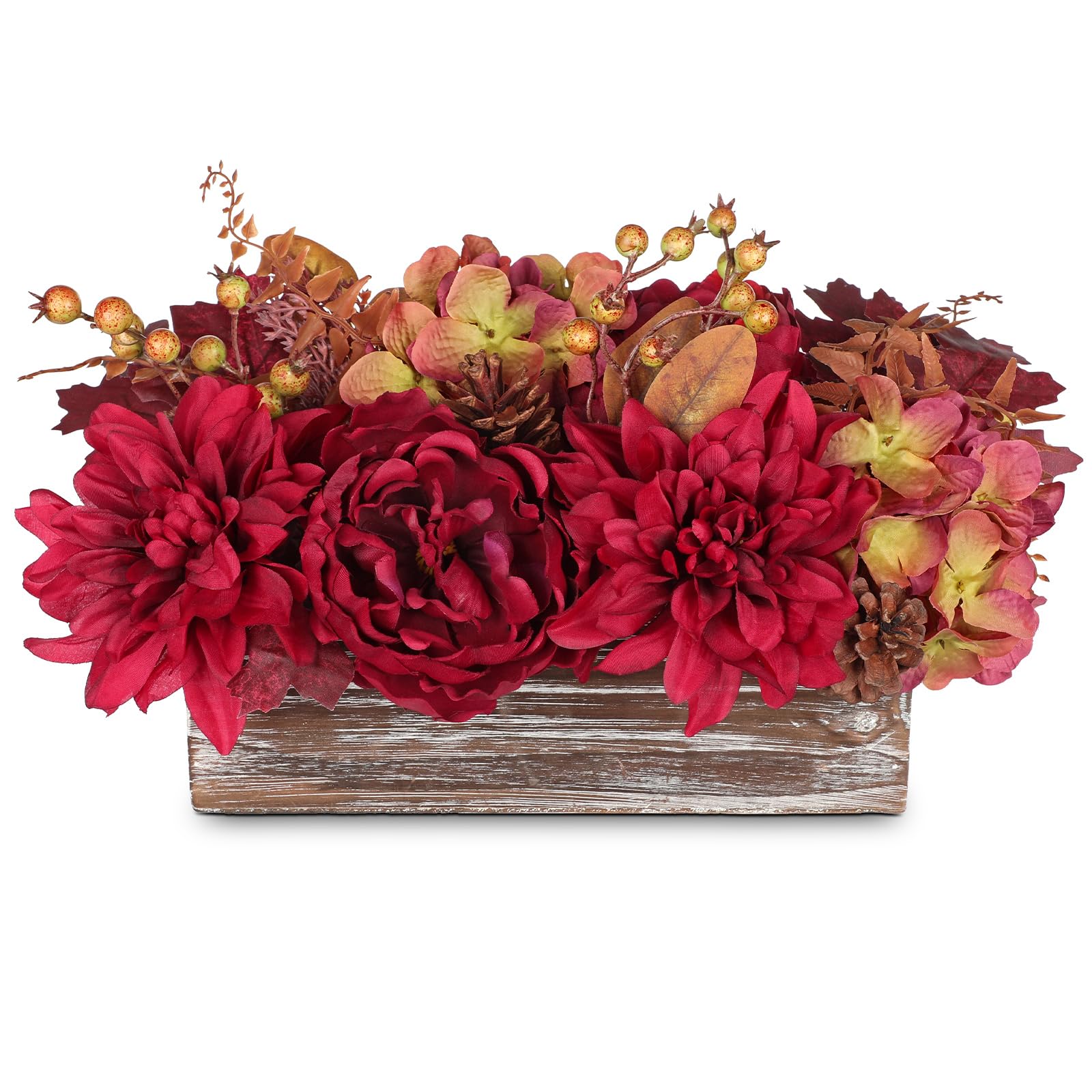 DILATATA Fall Decor Autumn Harvest Floral Centerpiece