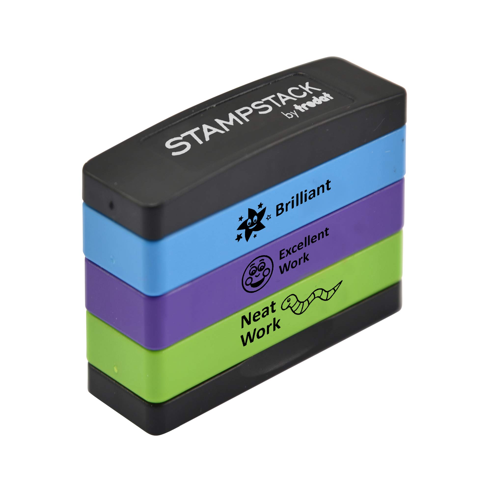 Trodat 3-in-1 Teacher Stamp For Marking Children's Schoolwork And Homework – Version 2, Small