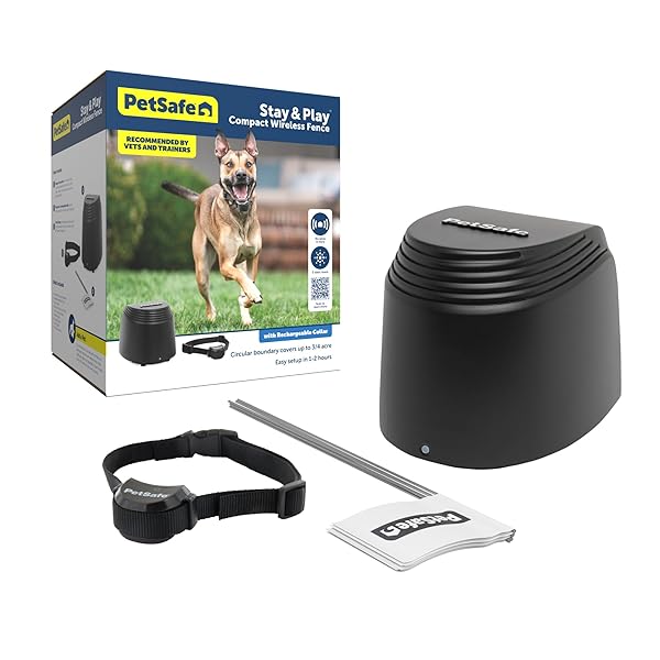 PETSAFE STAY & PLAY COMPACT WIRELESS FENCE –...