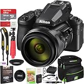 Nikon COOLPIX P950 Compact Digital Camera with 83x Optical Zoom Super Telephoto Lens Bundle Including Deco Gear Gadget Bag Case + Compact Tripod + Premium Photography Pro Ebook and More