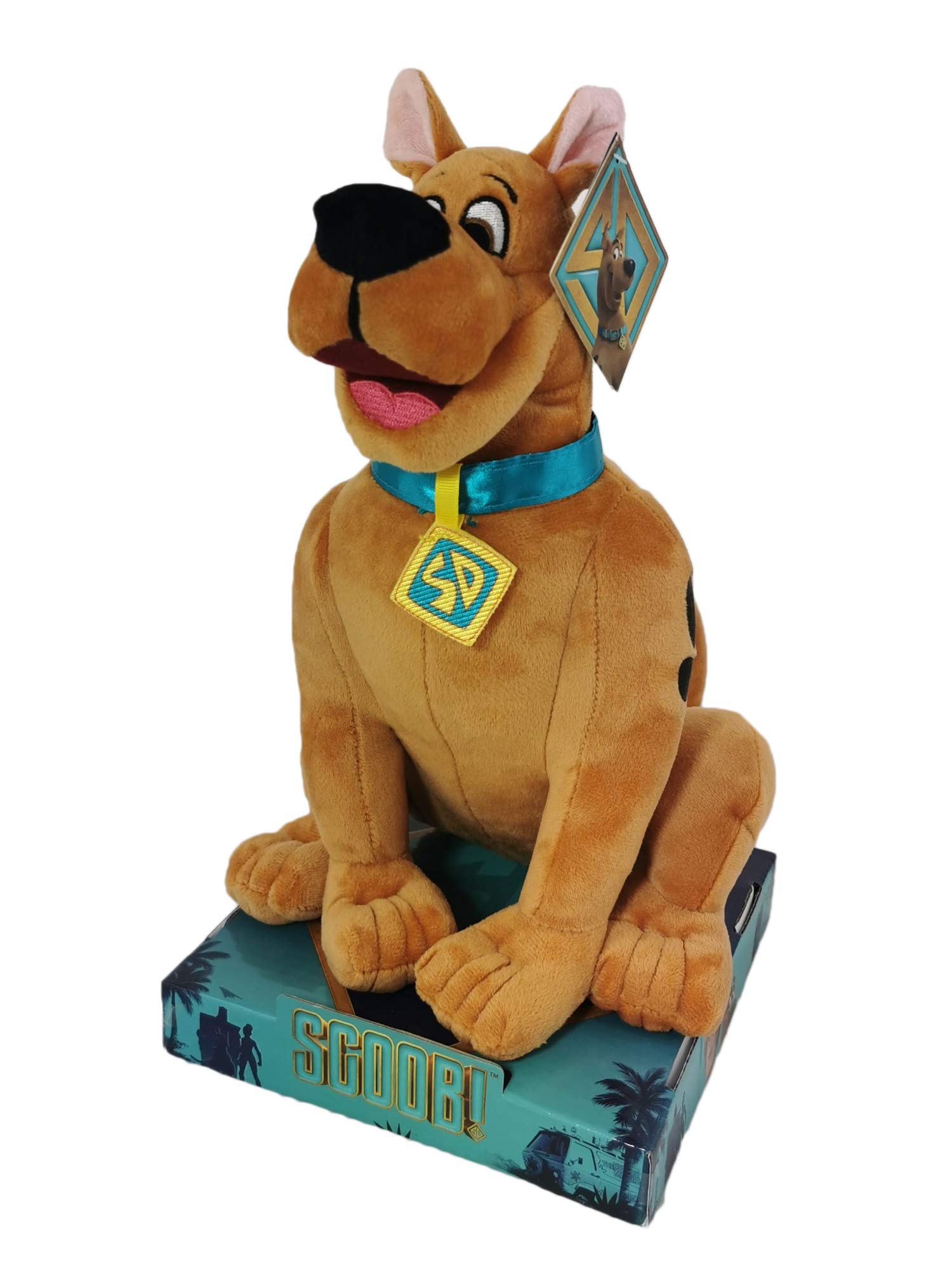 SCOOB! Scooby Doo - Plush Toys With Small Display Of The New Film Super Soft Quality - 11,82"/30cm (Scooby adult)