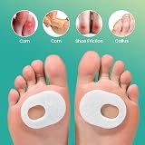 Welnove 42pcs Callus Pads Water-Resistant Self-Adhesive White Oval view 6