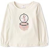 Gymboree Girls and Toddler Embroidered Graphic Long Sleeve T-Shirts
