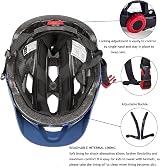 EXCLUSKY Kids Bike Helmet 50-57cm Dark Purple 5-13 Years EU CE Certified view 4