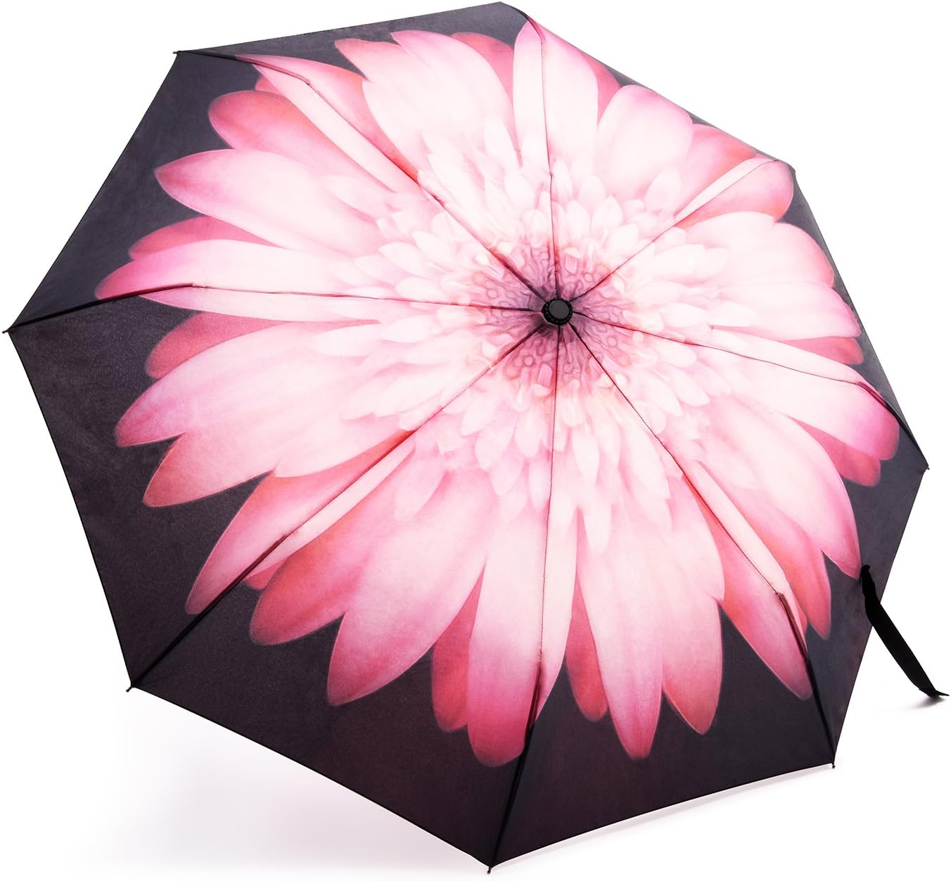 Travel Umbrella, Oak Leaf Automatic Folding Travel Rain Umbrella