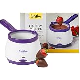 Wilton Candy Melts Melting Pot, Strawberries Cakepops, 2.5-Cup | 2.5-Cup Electric Melting Pot Keeps Candy Melts Warm for Dipping Strawberries, Cake Pops &amp; Chocolate-Coated Treats