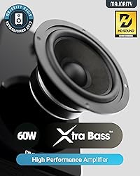 Majority D40 Active Bookshelf Speakers | Powered