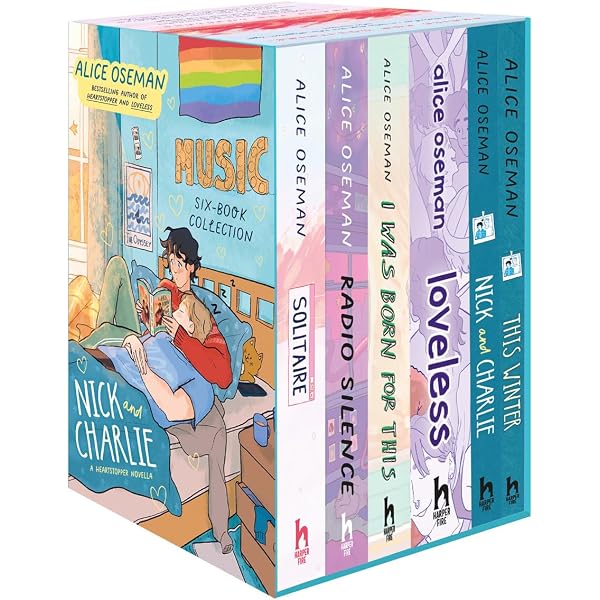 Heartstopper Series (Volumes 1-5) Books Collection Set By Alice
